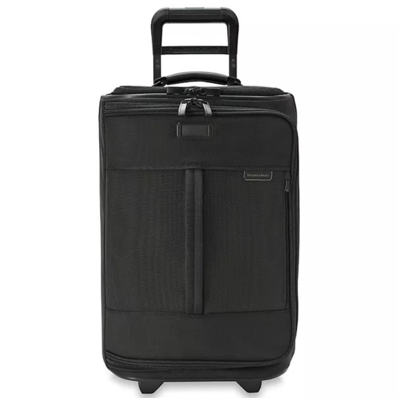Briggs & Riley Baseline Global 2 Wheel Duffel Carry On Bag Travel Luggage Black
